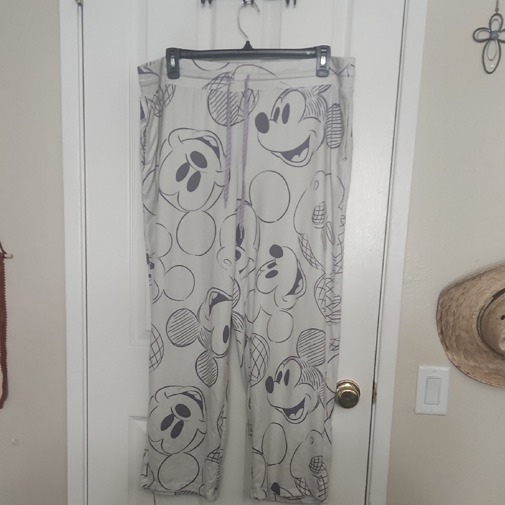 Disney Mickey Mouse Gray Pajama Pants